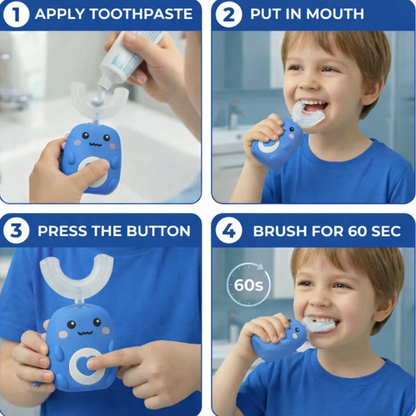 Kids 360° U-Shaped Ultrasonic Toothbrush