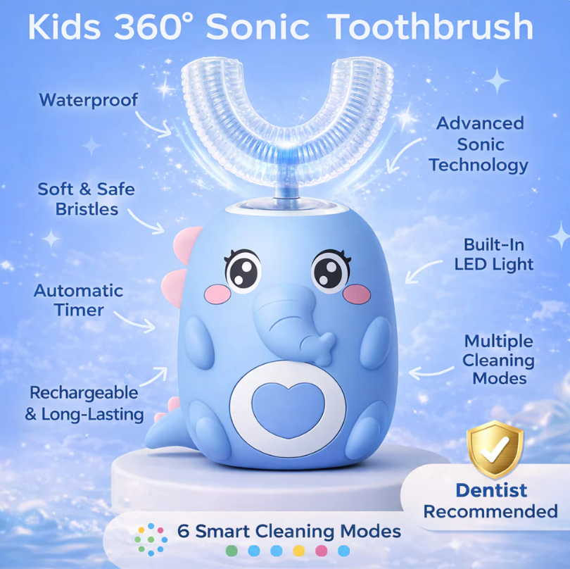 Kids 360° U-Shaped Ultrasonic Toothbrush